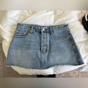 Parke Denim Mini Skirt